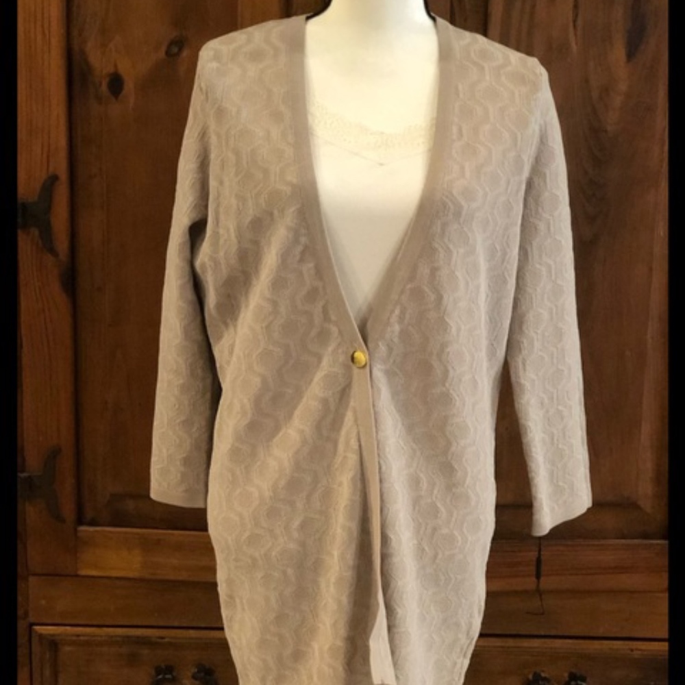 NEW Calvin Klein 3/4 Sleeve Cardigan